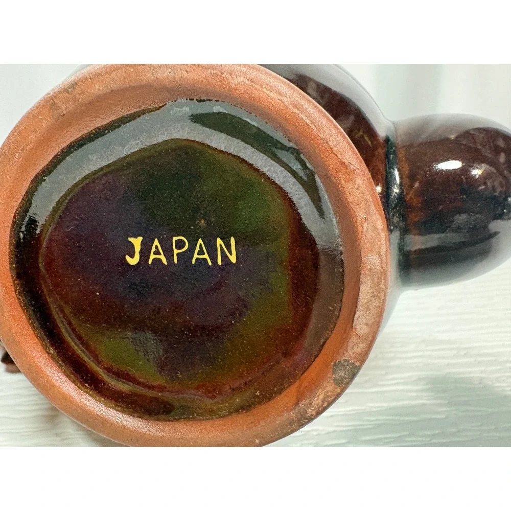 Vintage Japan Moriage Floral Peacock Teapot Ceramic Gold Gilt Hand Painted S0075